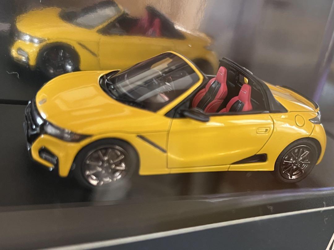 Hobby JAPAN Honda S660 a Yellow 1/18