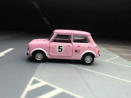 Tiny City 1/50 Mini Cooper Mk1 Pink (5) Diecast Model Car Collection Limited Edi - Picture 3 of 5