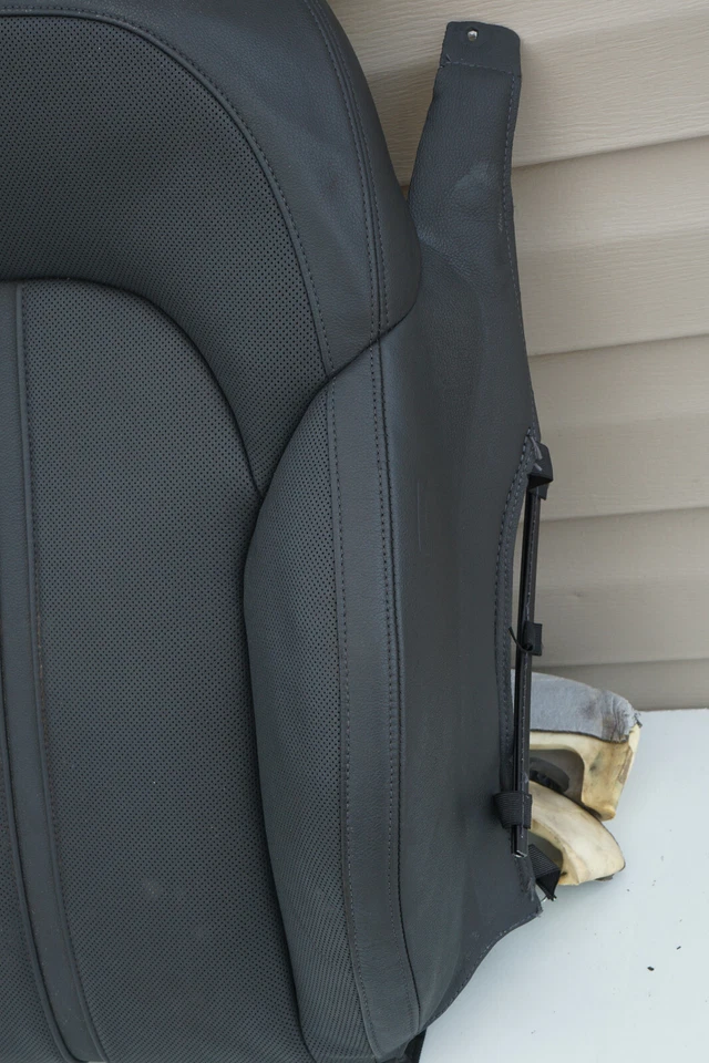 AUDI A8 L 2011-2018 DELANTERO IZQUIERDO LADO DEL CONDUCTOR ASIENTO SUPERIOR CUERO COJÍN OEM Foto 4 de 4