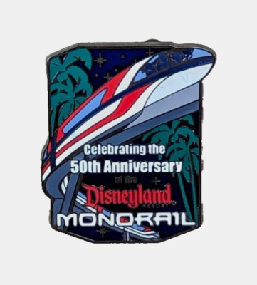 Disneyland Cast Celebrating the 50th Anniversary Monorail Disney Pin LE 500