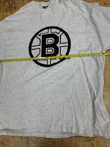 BOSTON BRUINS Champion t SHIRT size xxl light grey - Picture 5 of 10