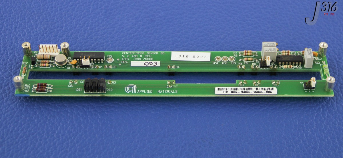 その他 No.61 5223 APPLIED MATERIALS PCB, CENTERFINDER SENSOR BD 5, 6 AND 8