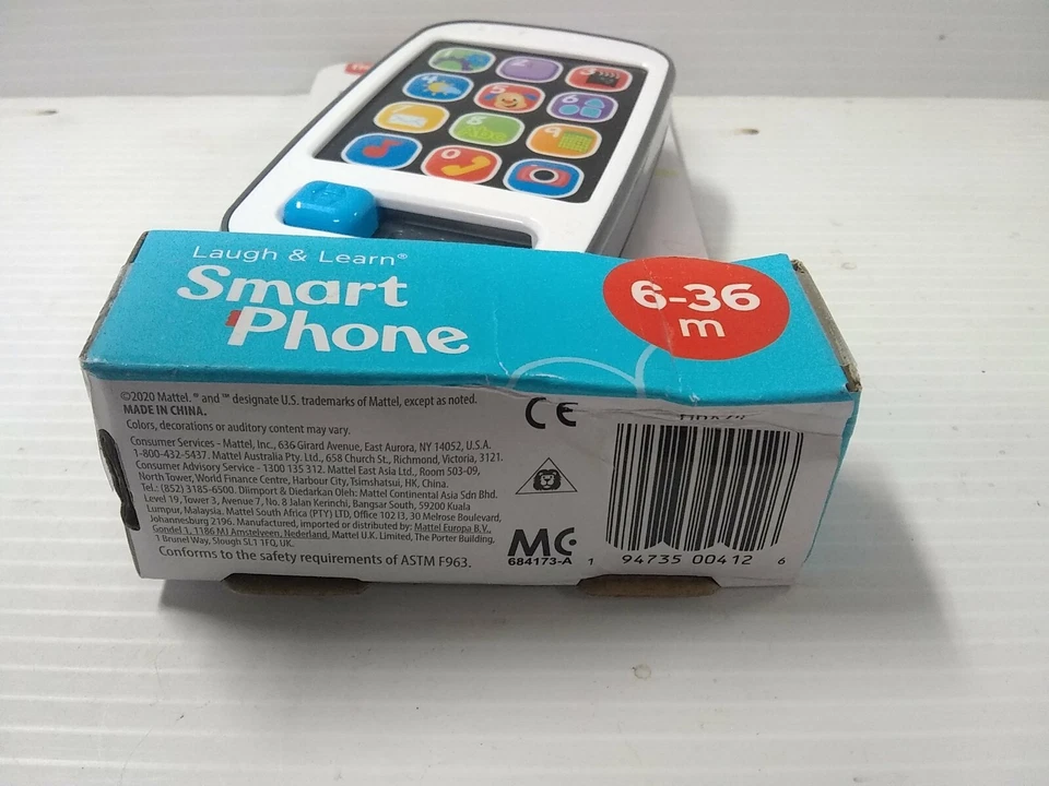 Teléfono inteligente Fisher-Price Laugh and Learn 30+ canciones sonidos melodías y frases (W2-2) Foto 4 de 4