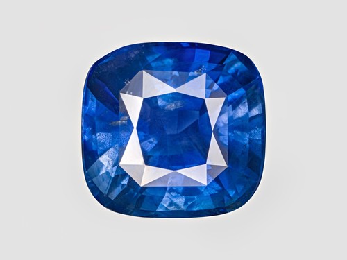 GRS Certified BURMA Sapphire 9.89 Ct. Natural Unheated CORNFLOWER BLUE Important - Picture 3 of 5