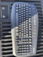 Microsoft Black Wireless MultiMedia Keyboard 1.1 1014 - No Wireless Receiver