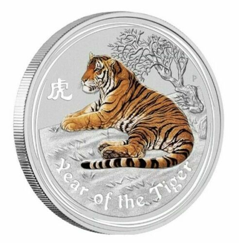 Australia 2022 Tiger Year Color Commemorative Coins Coa 1Oz - Picture 14 of 20