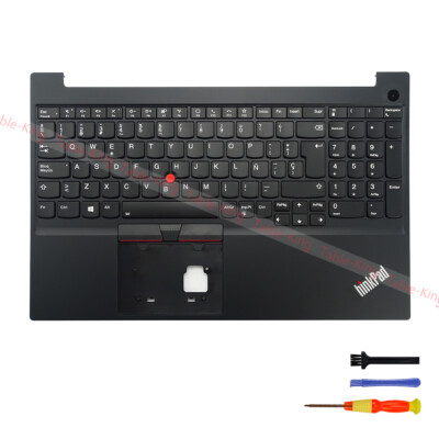 Spanish Palmrest Backlit W/Point Keyboard For Lenovo ThinkPad E15 Gen2 Gen3 Gen4