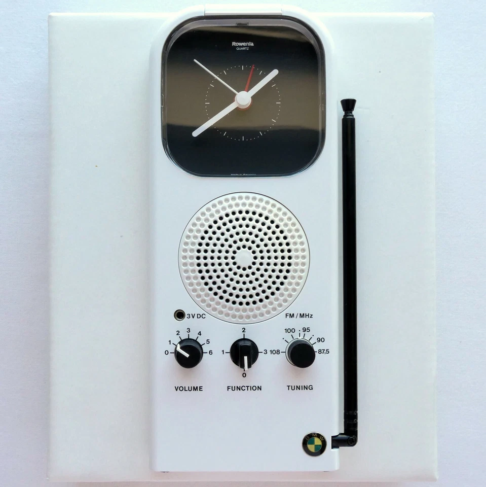 BMW Classic Rowenta Sport Retro Car Accessory Alarm Radio Desk Clock Watch - Image 3 of 4