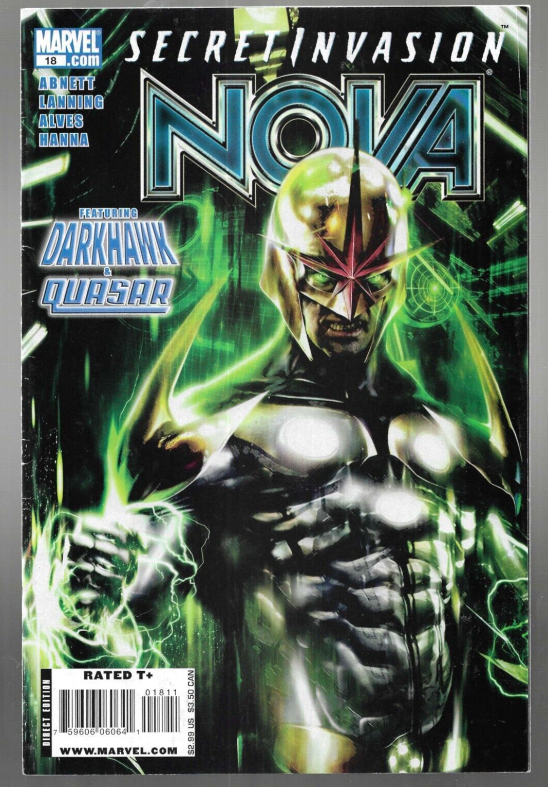 Nova #18 Marvel Comics 2008 F+
