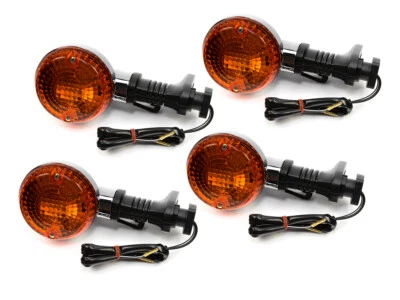Clignotant Kit Certification E 4 Pièce pour Kawasaki En 450 EN450 VN 750 VN750 - Photo 1/3