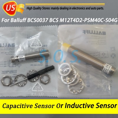 Inductive Sensor / Capacitive Sensor For Balluff BCS0037 BCS M12T4D2-PSM40C-S04G