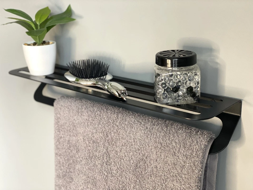 Organizador de estantería de baño montado en la pared Foto 3 de 4