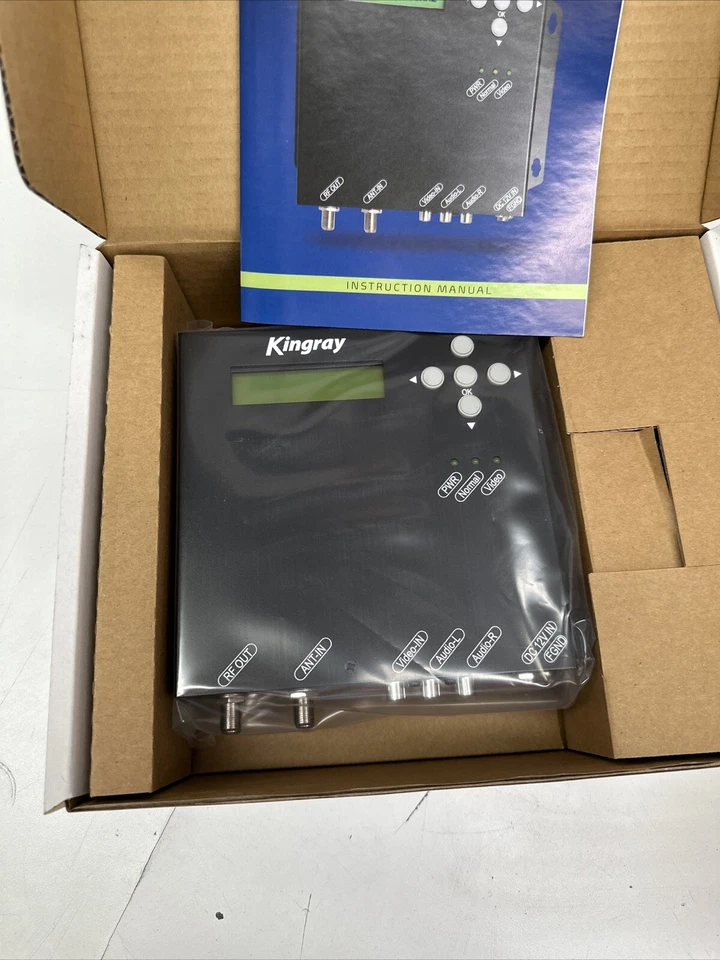 KINGRAY COMPOSITE TO DVB-T MPEG2 DIGITAL MODULATOR KDM101A - image 3 of 4