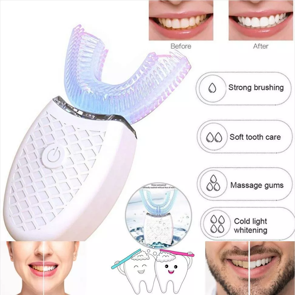 Whitening Electric Sonic Toothbrush Glow White Teeth Tooth Brush