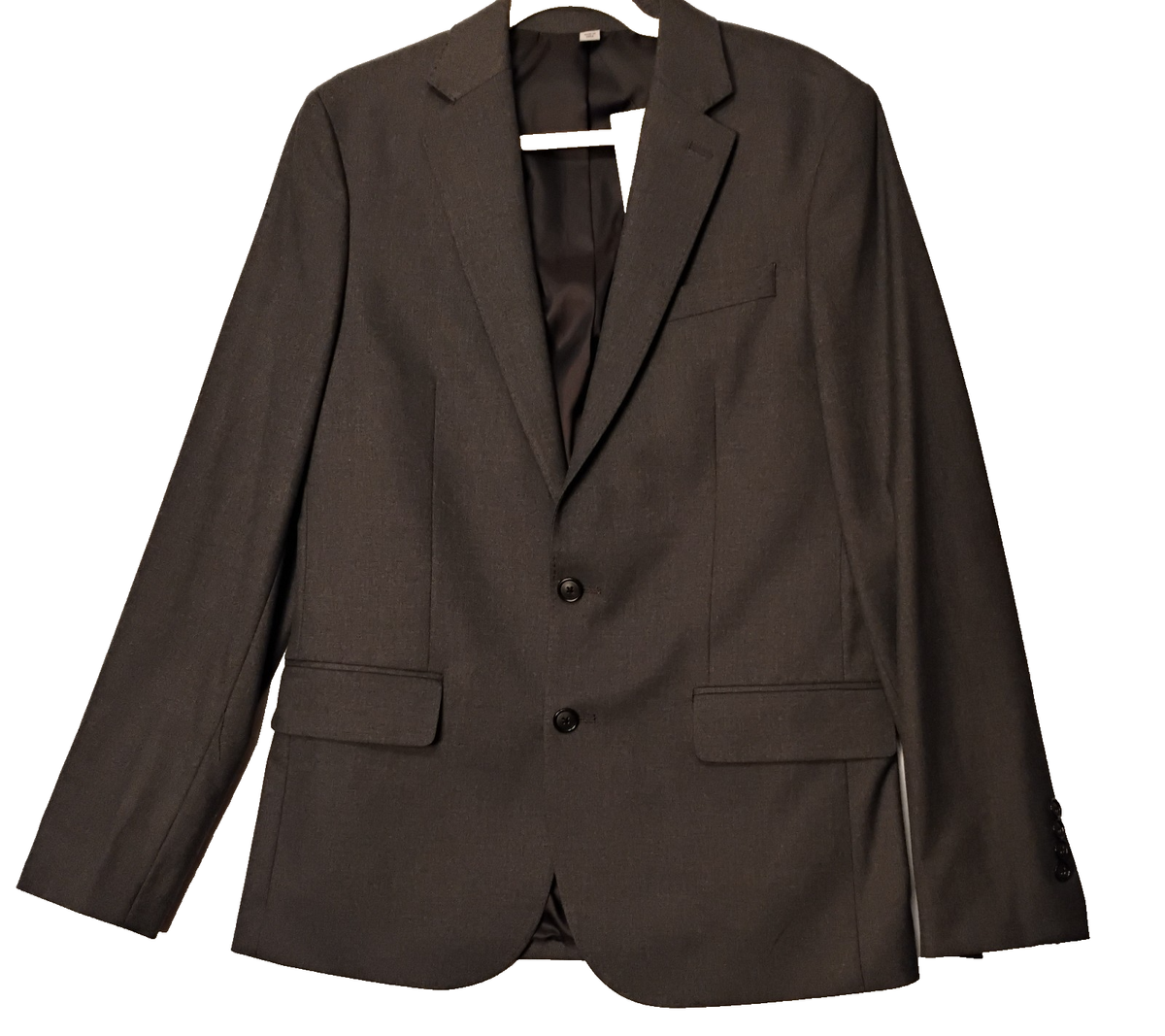 GOODFELLOW size 38R Slim Fit Suit Jacket Grey Two Button