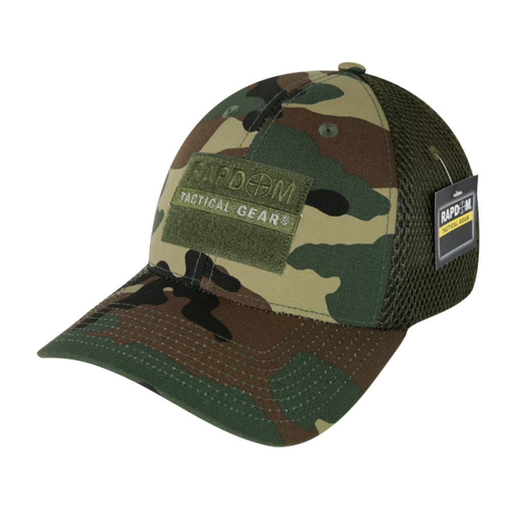 Tactical Ripstop Flex Baseball Cap Mesh Military Operator Hat