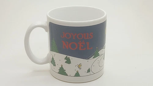 Vintage 1980 Joyous Noel Cup/Mug by Taylor & Ng San Francisco - Made in Japan