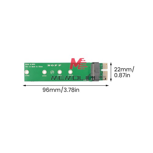 M.2 SSD Adapter NVME Protocol to Desktop Support PCIE 16X 8X 4X Expansion Card - Picture 18 of 27
