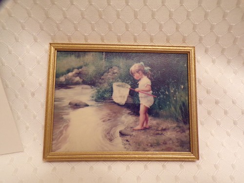 VTG Donald Zolan Mini Framed Picture "Crystal Creek" - Picture 2 of 7