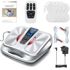 OSITO Heated Foot Circulation Massager Machine Muscle Stimulator Blood Booster