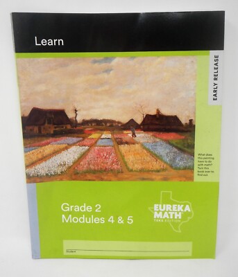 Eureka Math TEKS Edition LEARN Grade 2 Module 4 & 5 Workbook