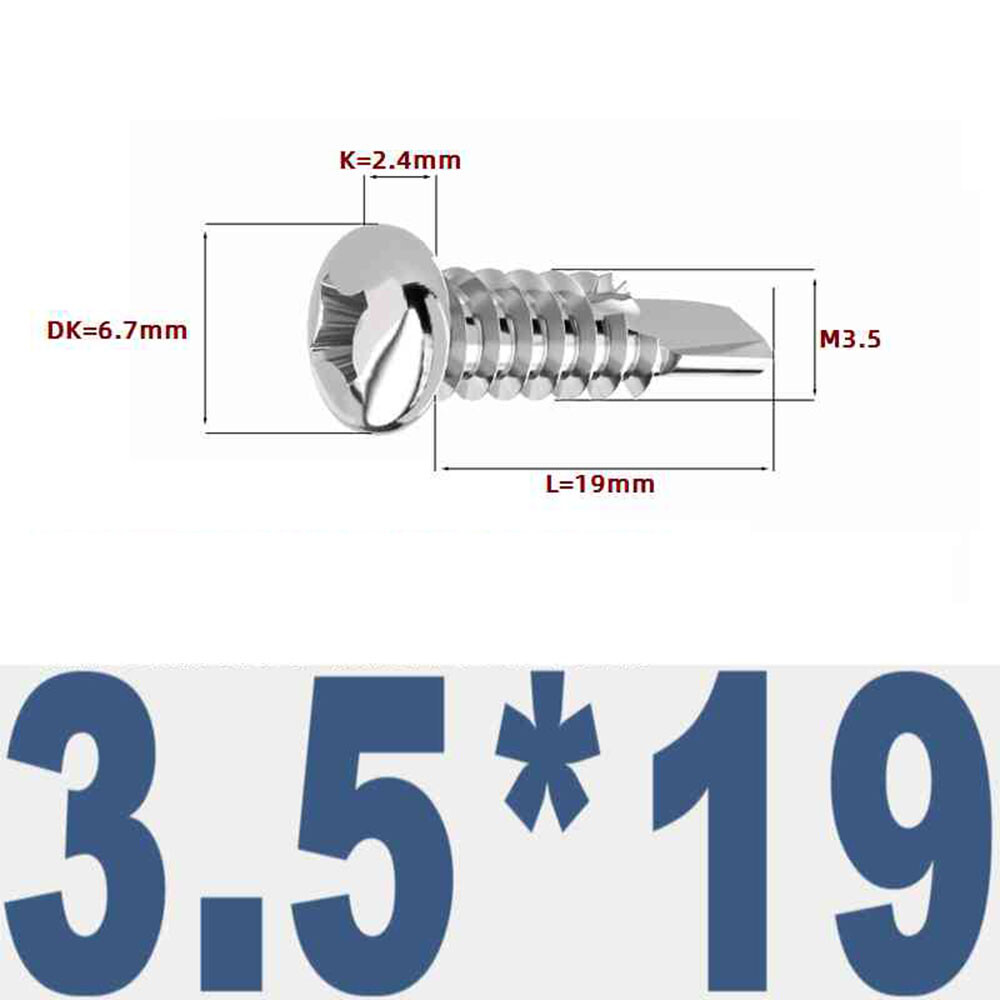 Albany County Fasteners Bohrschrauben #14 – 410 E Produktbild-Vorschau 2