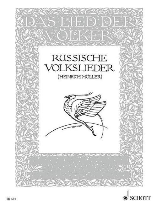Thumbnail - Russische Volkslieder | Singstimme Und Klavier. | Heinrich Möller |