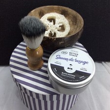 Monsieur Barbier Wet Razor Shaving Care Gift Set - The Best of French