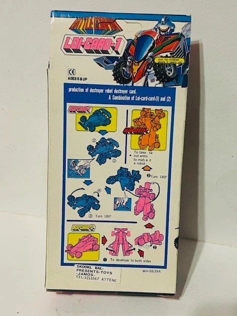 Battle Company Loi Card Destroyer Taiwan Transformers Figure Gobot Robot Vtg Box - Image 4 of 4