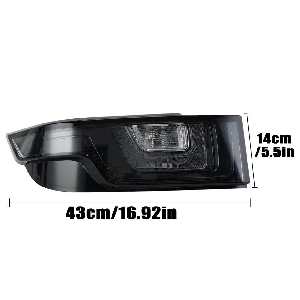 2Pcs For Land Rover Range Rover Evoque 2016-2019 LED Rear Tail Light Brake Lamp - Image 2 of 4