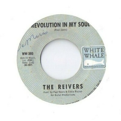 THE REIVERS Revolution in my Soul / Constantly 45 RECORD RARE FUNK ROCK 