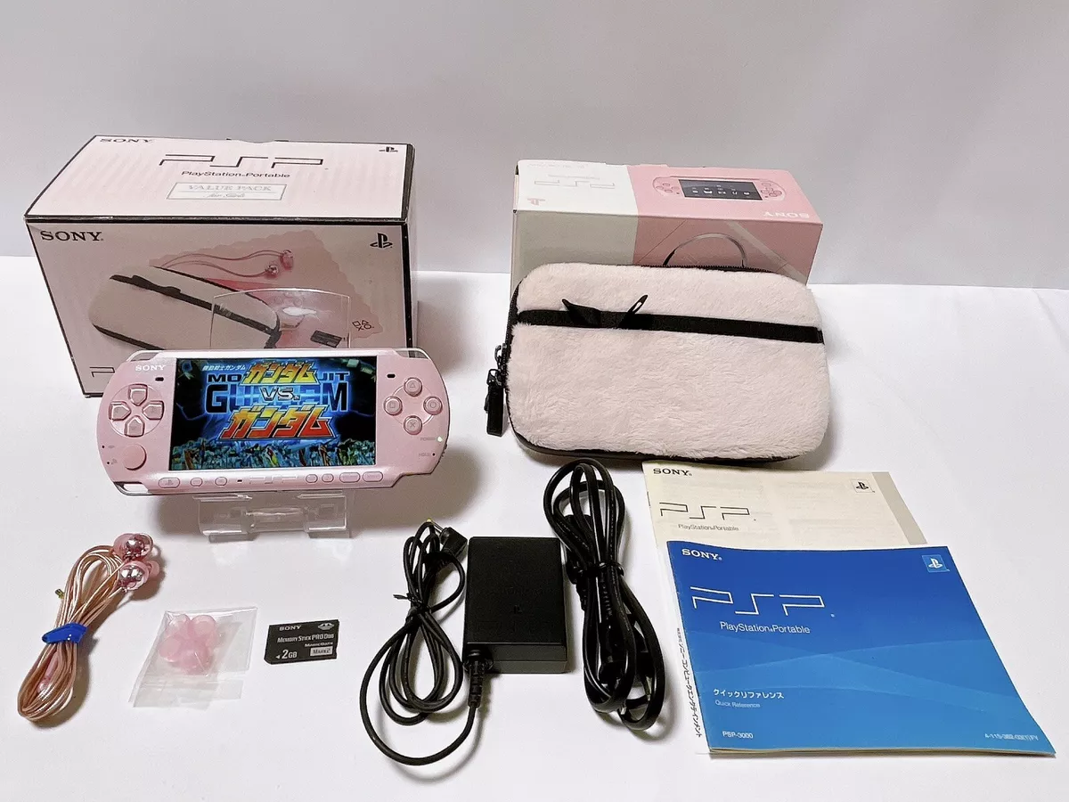 PlayStation Portable VALUE PACK sony PSP3000 Blossom Pink PSPJ-30019 Boxed  Japan