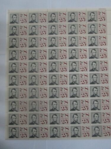 M/NH Scott #C59 - ABE LINCOLN - FULL AIR MAIL Sheet (50) .25 cent denomination