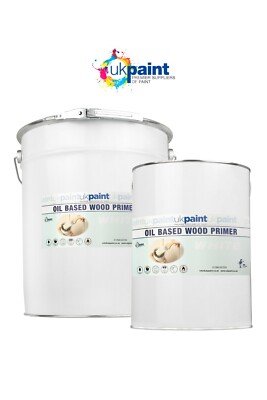 UK PAINT - Holzgrundierung auf Ölbasis - 5L - weiß