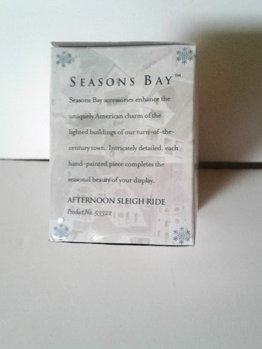 DEPARTMENT 56 "SEASONS BAY"-#53322-Afternoon Sleigh Ride-NEW-Vintage-Retired - Picture 5 of 14
