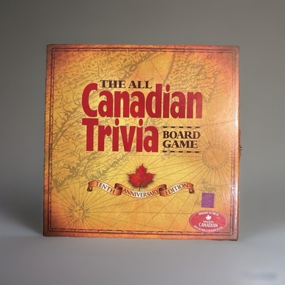 Canadian Trivia Board Game Tenth Anniversary Edition By Outset Media Sealed NEW