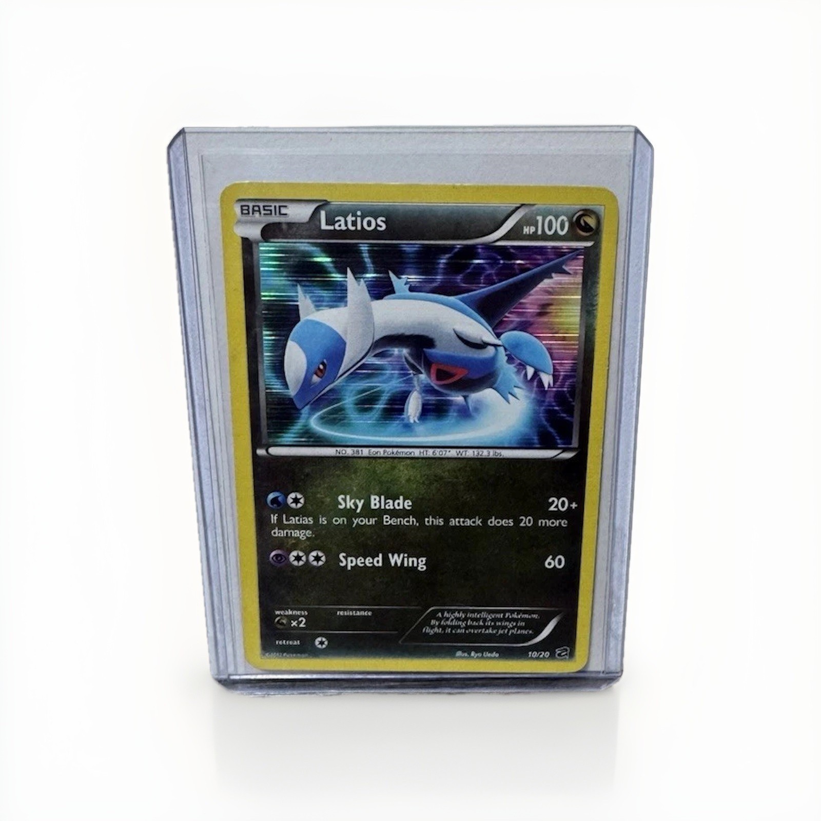 Pokemon Latios Holo Card 10/20 Dragon Vault Stamped 2012 LP