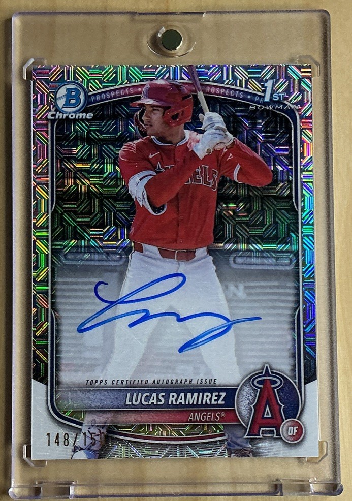 2025 Bowman Chrome 1st Lucas Ramirez HTA Choice Auto /150