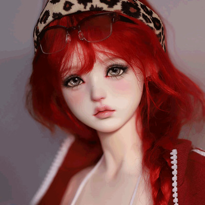 1/4 BJD Doll Resin Face Make Up Eyes Bare Body Pretty Girl Flexible Joint Gift