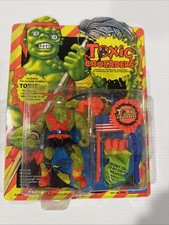 Toxic Crusaders Toxie Figure NEW SEALED  Playmates 1991  Mint on Card Unpunched