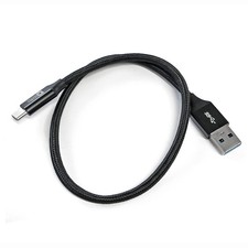 Oyen Digital USB-C to USB-A Cable, 16-inch/ 0.4 M 0.4M 16-inch , Black