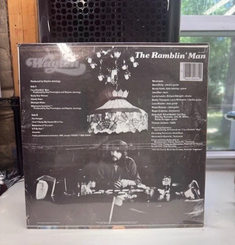 WAYLON JENNINGS The Ramblin' Man 1974 Vinyl RCA Records NOS Sealed AYL1-4073 - Image 4 of 4