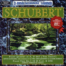 Franz Schubert Trout Quintet and Piano Trio No. 1 (CD) Album