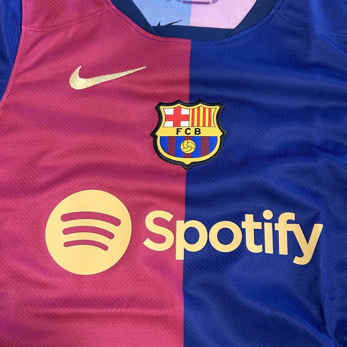 Nike FC Barcelona Home Youth S/S Soccer Jersey 24/25 | eBay
