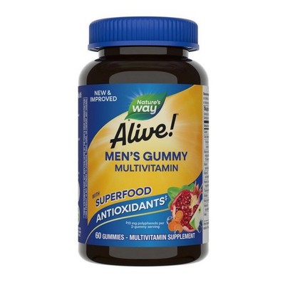 Alive! Men s Gummy Multivitamin 60 Gummies
