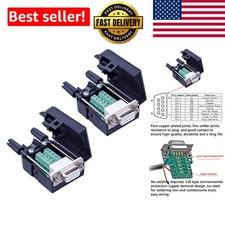 2PCS DB9 Solderless Connectors - Effortless Serial Adapters for Various Devices