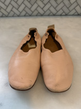 CELINE Paris Blush Leather Slip On Ballet Flats Slipper Shoes Size 39 - 9