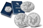 2016-W $1 American Eagle Burnished Uncirculated Silver Dollar Coin OGP & COA