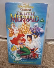 Disney The Little Mermaid VHS Banned Cover Rare