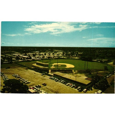 #ad Vintage Payne Park Postcard Sarasota Florida Chicago White Sox Spring Training $5.99